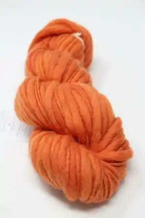 Kinua Yarns Slub Wool Yarn in Pumpkin
