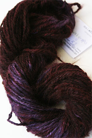 Malabrigo hand-dyed Angora Yarn in Velvet Grapes