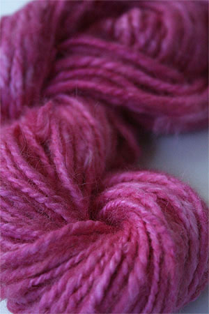 Malabrigo hand-dyed Angora Yarn in Shocking Pink