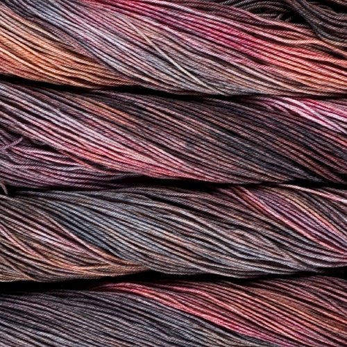 malabrigo Arroyo Bulky Merino Wool knitting yarn in Chispas