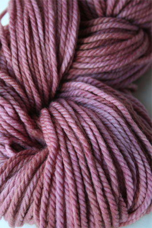 malabrigo chunky yarn in 130 Damask