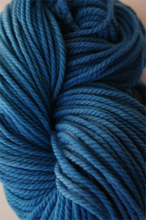 malabrigo chunky yarn in 037 continental blue