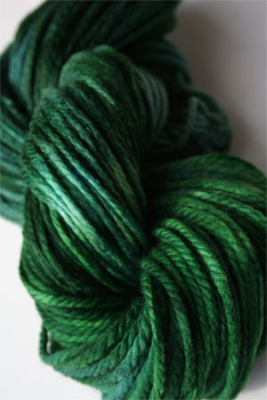 malabrigo chunky yarn in 203 Verdes
