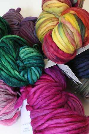 malabrigo Rasta Bulky Merino Wool knitting yarn in beautiful kettle dyed colors