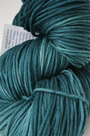 Malabrigo Rios Teal Feather worsted Weight Superwash Merino Wool yarn