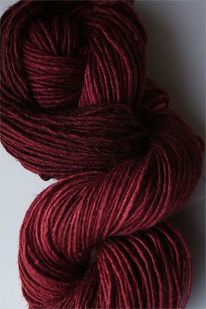Malabrigo Silky Merino yarn in Burgandy
