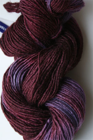Malabrigo Silky Merino yarn in Velvet Grapes