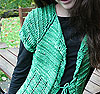 artyarns silk pearl top down cardigan