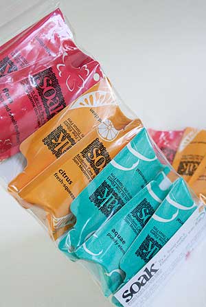 soak wash travel pack