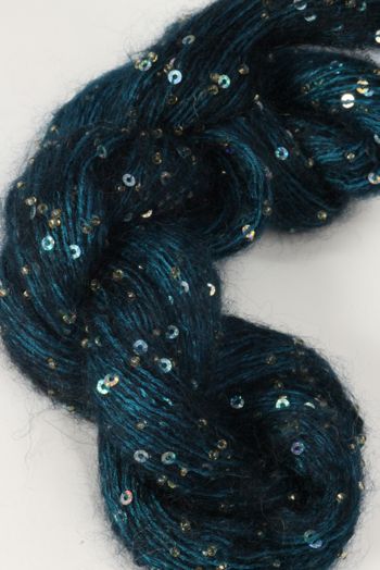 Artyarns Beaded Mohair with Sequins | 316 Teals 
 (Gold)