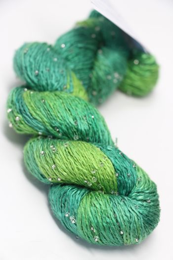 Artyarns Beaded Silk Light| H2 Lime Greens (Silver)