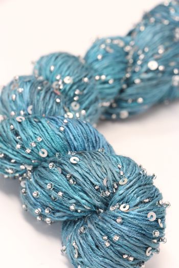 Artyarns BEADED SILK AND SEQUINS LIGHT | H3 Sargasso Sea (Silver)