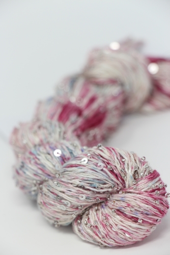 TOSH BEADED SILK AND SEQUINS LIGHT | 610 Mosaic Blush (Silver)