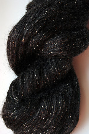 artyarns silk rhapsody glitter in h4 Scarab Gold with Gold Glitter in 250 Gold