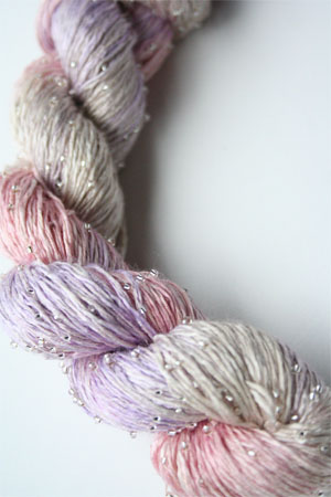 H15 Silver Beaded Silk Light from Artyarns