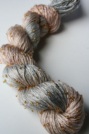 H20 Gold Beaded Silk Light from Artyarns