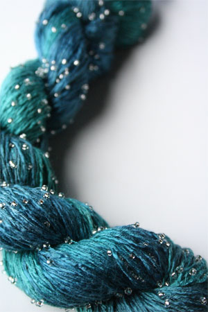 H3 Silver Beaded Silk Light from Artyarns