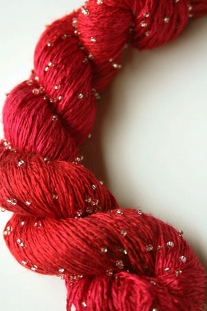 H7 Silver Beaded Silk Light from Artyarns