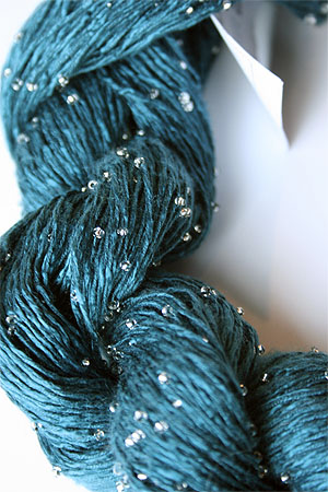 316 Silver Beaded Silk Light from Artyarns
