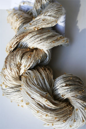 H12 Gold Beaded Silk Light from Artyarns