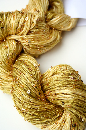 Beaded Silk and Sequins Light in 924 Gold Artyarns