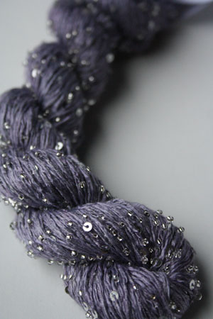 Beaded Silk and Sequins Light in 239 Pale Lavender with Silver Artyarns