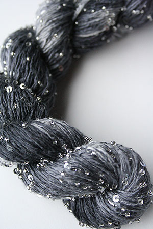 Beaded Silk and Sequins Light in H18 Silver Artyarns