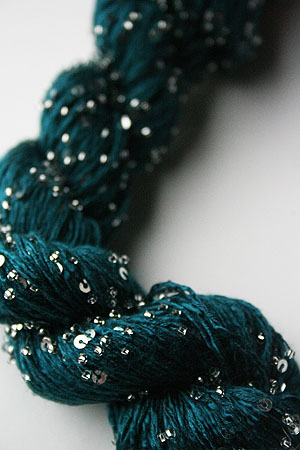 Beaded Silk and Sequins Light in 1004 Silver Artyarns