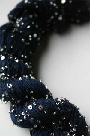 Beaded Silk and Sequins Light in 1004 Silver Artyarns