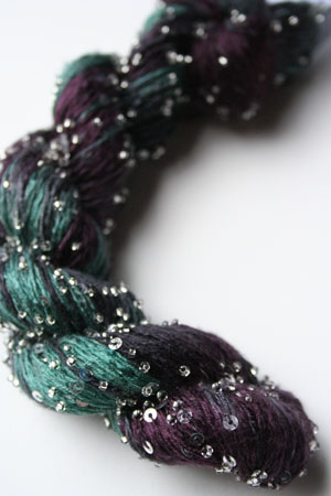 Beaded Silk and Sequins Light in H17 Silver Artyarns