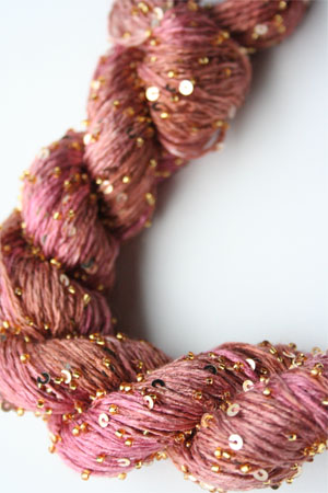 Beaded Silk and Sequins Light in H10 Gold Artyarns