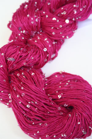 Beaded Silk and Sequins Light in 271 Peach Silver Artyarns