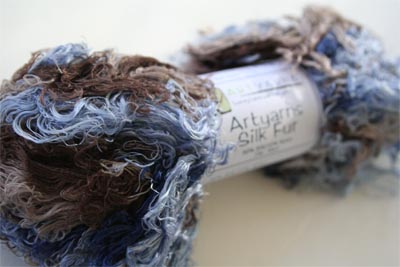 Artyarns Silk Fur Eyelash Knitting Yarn color 143