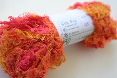 Artyarns Silk Fur Eyelash Knitting Yarn color 135