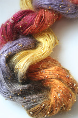 Artyarns Beaded Mohair with Sequins in 136 Gold