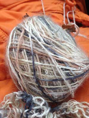 Artyarns Beaded Silk Mohair in F6 Winter Bark Silver