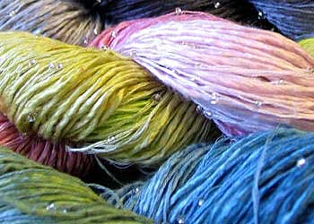 beaded silk yarn