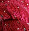 beaded silk with sequins