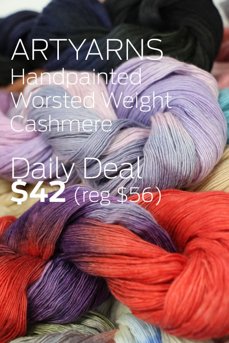 Artyarns Cashmere 5 Worsted Weight Cashere Daily Deal 4 -7