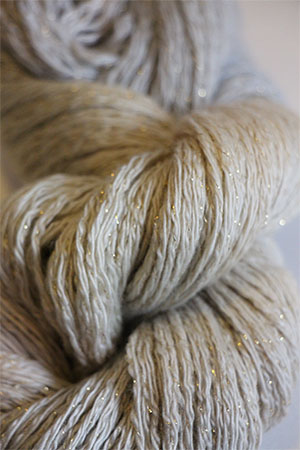 Artyarns Cashmere Glitter knitting yarn in H14 Gold