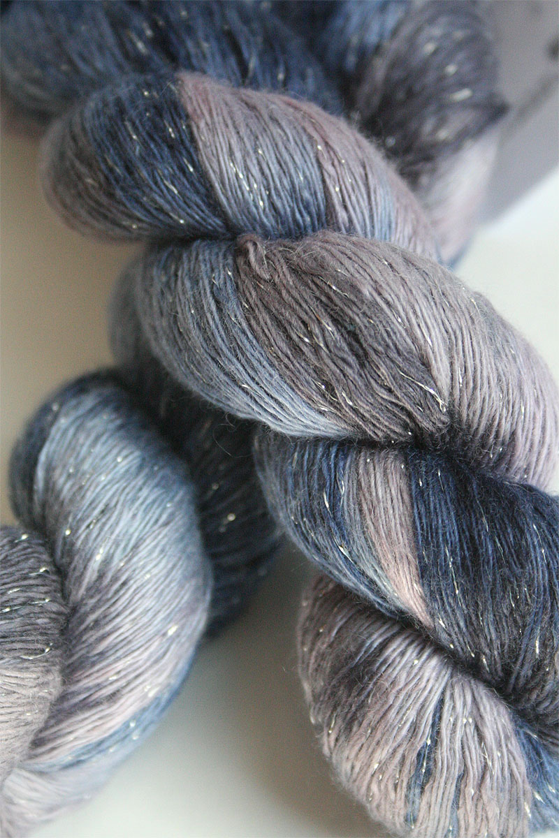 Cashmere Glitter Yarn in H21 Silver from Artyarns