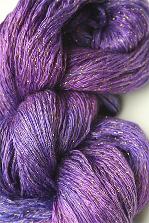 Artyarns Ensemble Glitter Light Yarn silk & Cashmere Yarn in H5 Gold Purple Tonal Violetas