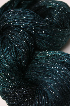 Artyarns Ensemble Glitter Light Yarn silk & Cashmere Yarn in H23 Silver Totally Teal