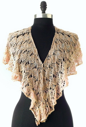 Artyarns Knitting Kit - Every Which Way Shawl in Mother of Pearl 