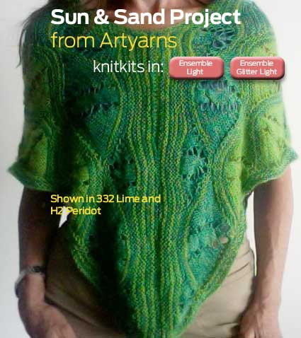 Sun & Sand Knitalong for Artyarns Ensemble Light Yarn