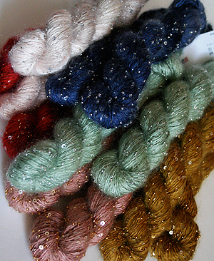 Beaded Mohair with sequins