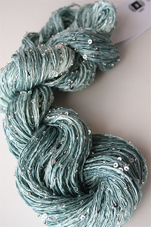 Beaded Silk and Sequins Light in 1004 Silver Artyarns