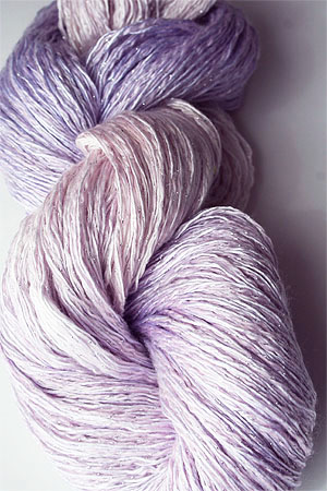 Artyarns Ensemble Glitter Light Yarn silk & Cashmere Yarn in 2312 Lavender Blush with Silver