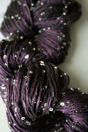 Beaded Silk and Sequins Light in 1004 Silver Artyarns