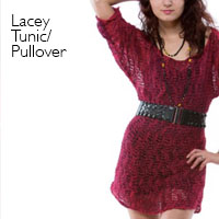 Lacey tunic or pullover